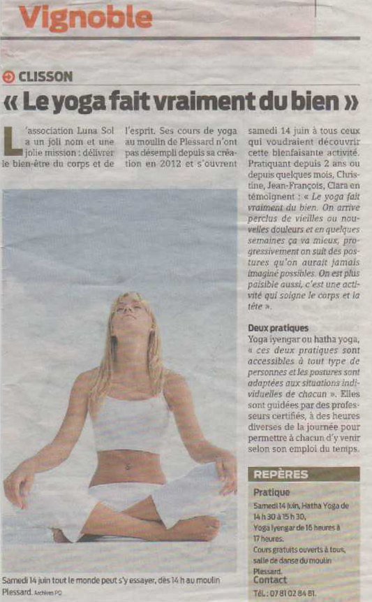 Presse Océan, juin 2014
